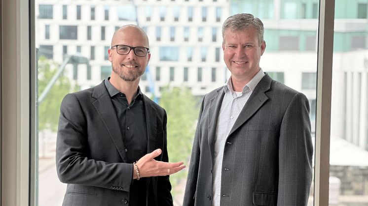 Patric Thysell och Wayne Brits