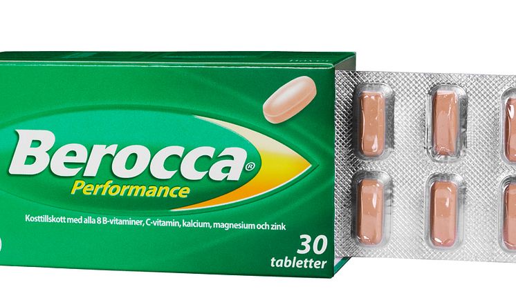 Multivitamintabletten Berocca lanseras i tablettform 