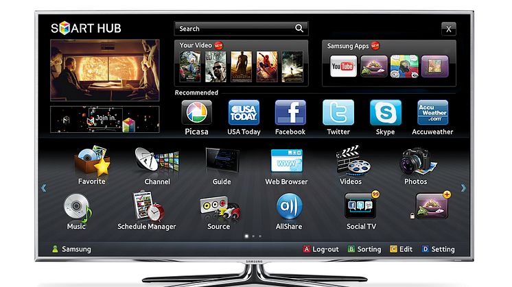 SMART-tv UE-D8005