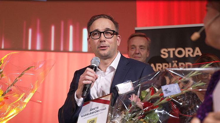 JSB Construction AB korades till ”Årets Karriärföretag 2022” när Karriärföretagen offentliggjorde årets vinnare under galan ”Stora Karriärsdagen” den 5 oktober på Norra Latin i Stockholm.