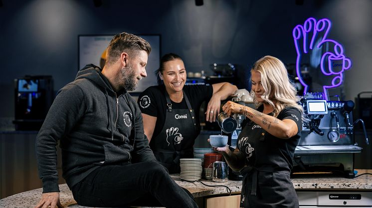 Convini storsatsar på office coffee med eget Baristateam