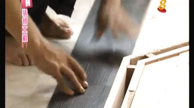 High End Resilient Flooring and Laminate Floor Installed by Evorich Featuring on Mediacorp Channel 8 Home Makeover TV Show