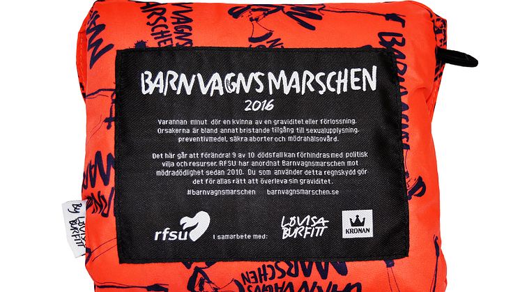 Regnskydd, Barnvagnsmarschen 2016