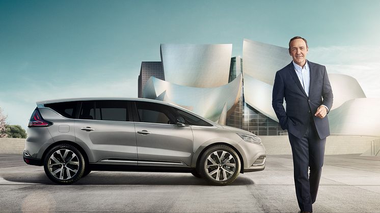 SKÅDESPELAREN KEVIN SPACEY BLIR AMBASSADÖR FÖR NYA RENAULT ESPACE