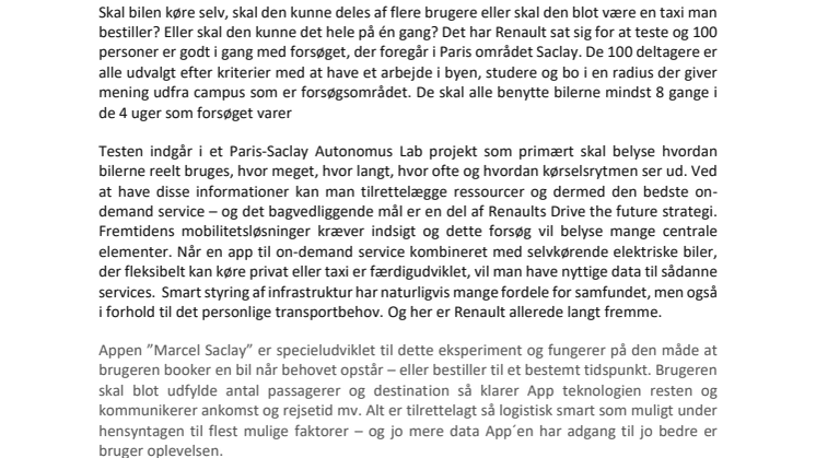 Kør selv eller med hjem?