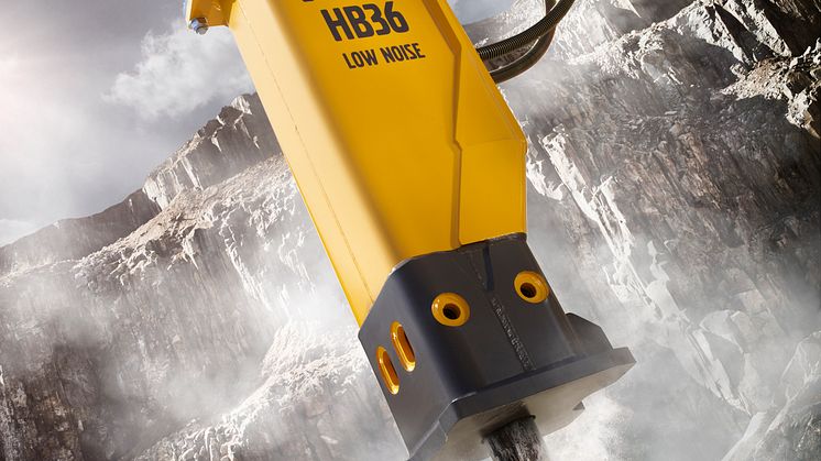 Volvo lanserar medelstora och stora hydraulhammare i HB-serien