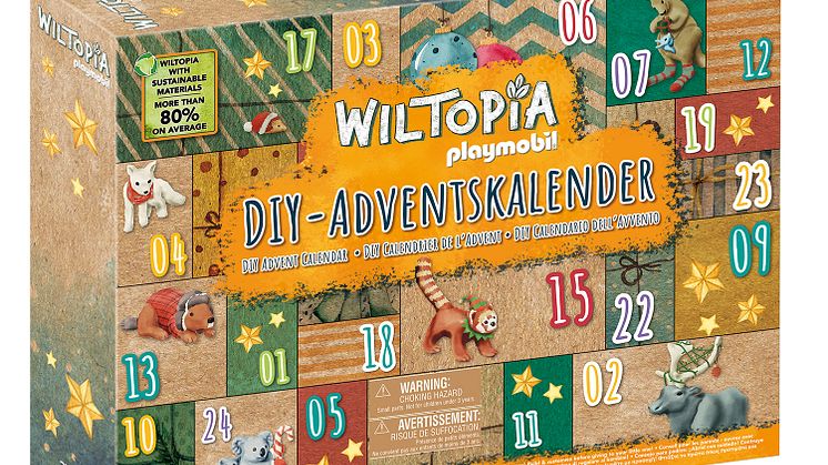 Wiltopia - DIY Adventskalender Tierische Weltreise (71006) von PLAYMOBIL