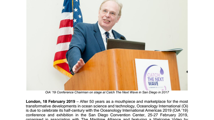 Avatar, The Abyss and Titanic director brings marine exploration into sharp focus at Oceanology International Americas