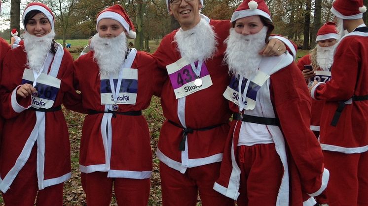 Royal Mail staff team up to take on festive fundraiser for stroke