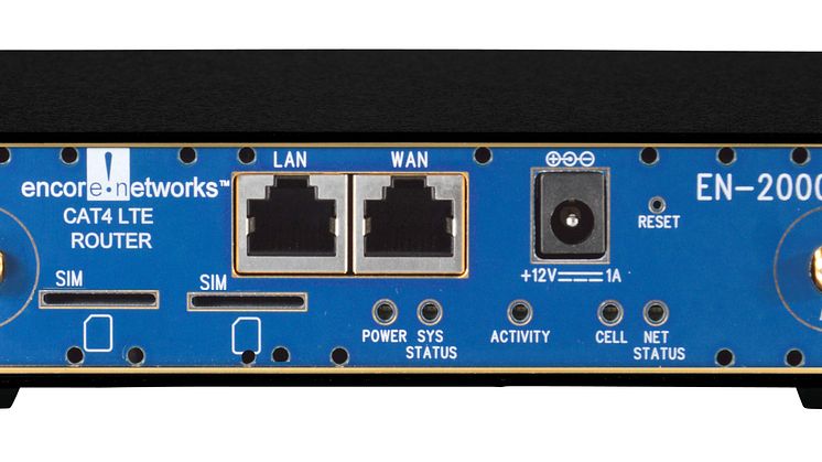 Fordonsklassad 4G-router EN2000 automotive
