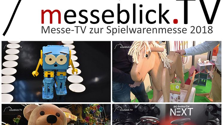 Messeblick.TV: Messe-TV zu Neuheiten auf der Spielwarenmesse