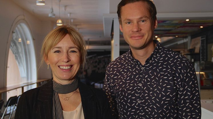 Linn Tornérhielm och Johan Björnsrud