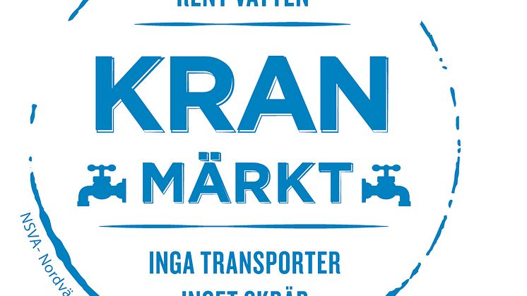 NSVA tar stolt emot en ny nationell hållbarhetsmärkning, Kranmärkningen, från branschorganisationen Svenskt vatten. 