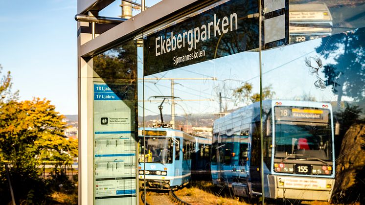 Vedlikeholdsarbeidet vil foregå i mellom Ekebergparken holdeplass og Geitabru i Gamlebyen.