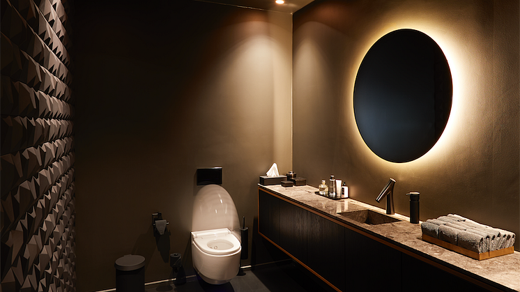 Geberit AquaClean Mera på restaurant Alchemist i København, der netop har fået to Michelinstjerner.