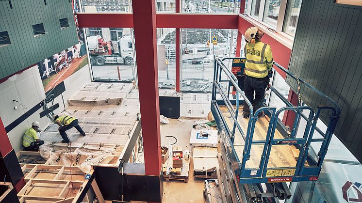 Tillsammans med Elbjörn, lanserar Ramirent Uppkopplad byggvärme - ett system som bidrar till att hålla nere energiförbrukningen på en byggarbetsplats.  Foto: Ramirent
