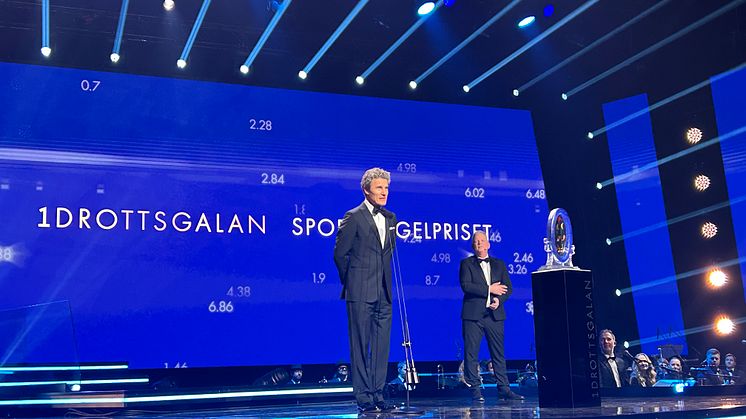 Otto Drakenberg får Sportspegelpriset för sitt arbete inom idrotten