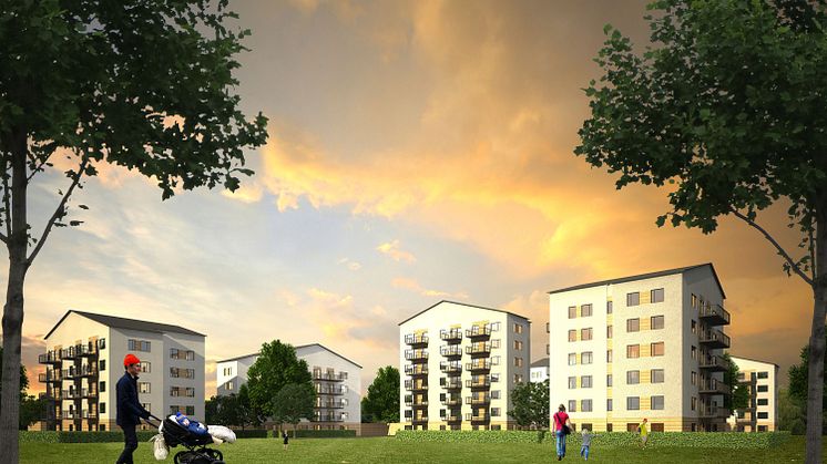 Klart med första husbyggaren på det nya bostadsområdet Nordanby Äng 