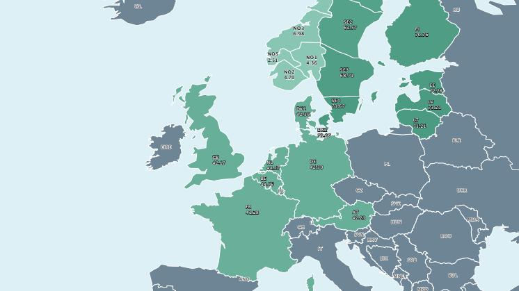 Nordpool Power Prices - 18.08.20