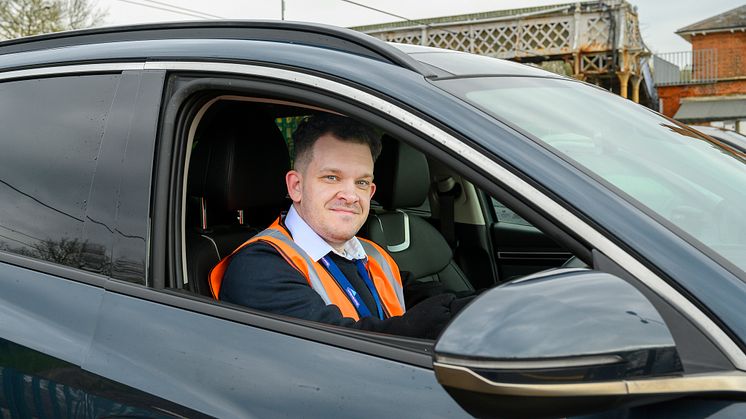 Ross Chapman, ready to assist, at Welwyn North