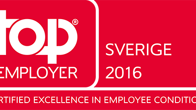 DHL Express Sverige har utsetts till Top Employer 2016
