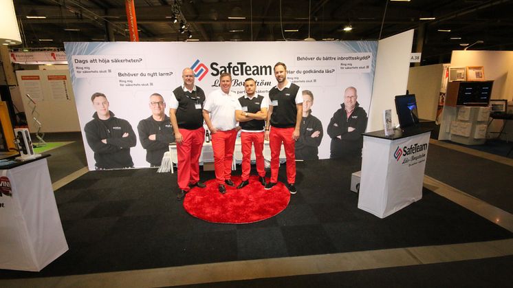 SafeTeam Lås-Borgström på BostadsrättsMässan i Malmö, 10-11 okt