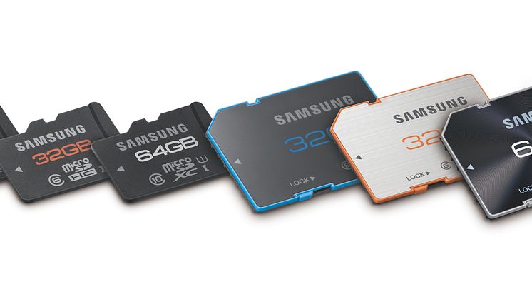 Mer utrymme och höga hastigheter: Föreviga fler minnen med nya SD- och microSD-kort från Samsung