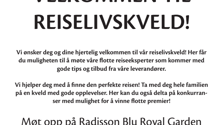 Reiselivskveld Trondheim 29.2