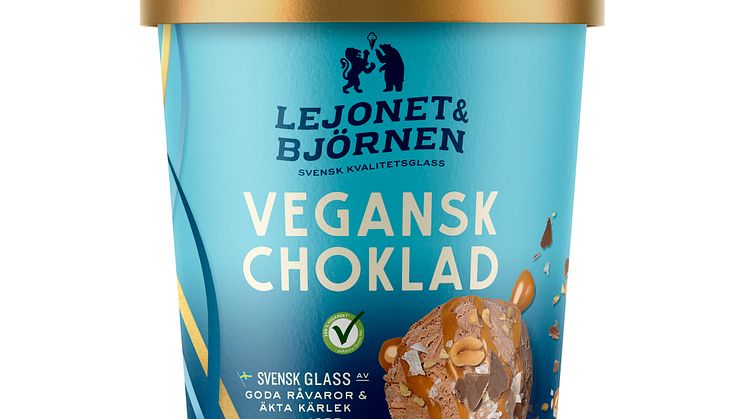 Vegansk Choklad glass Lejonet&Björnen