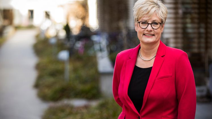 Marie Linder, förbundsordförande Hyresgästföreningen