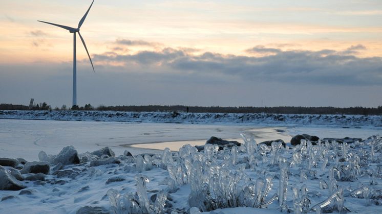 Vindkraftindustrin har problem med atmosfärisk nedisning. Foto: Markus Nordin