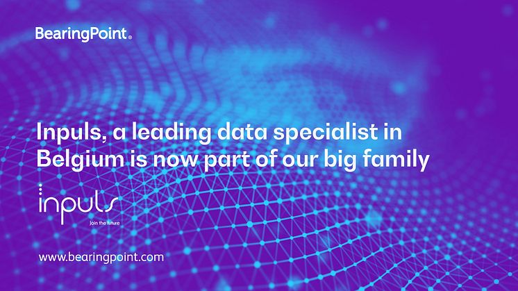 BearingPoint acquires Inpuls, a leading data specialist in Belgium