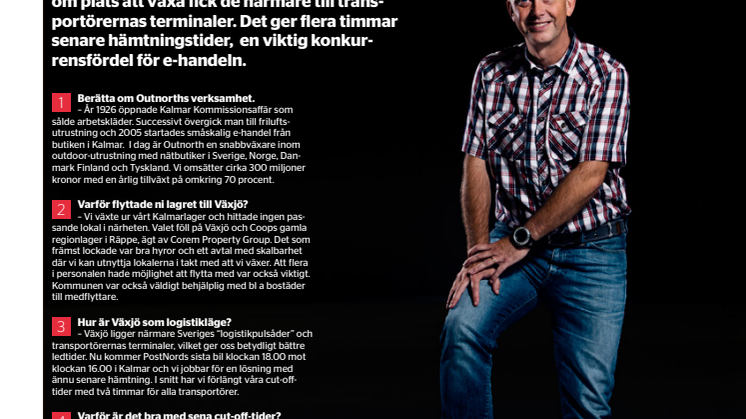 Lagerflytten gav bättre cut-off-tider