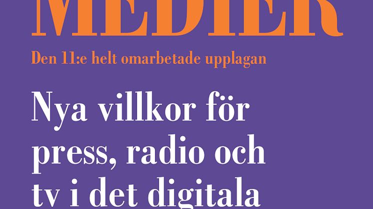 Omslag till boken Massmedie, 11.e upplagan