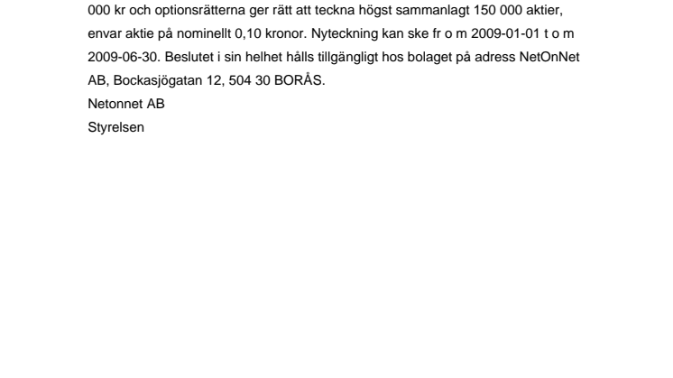 Kungörelse av emission