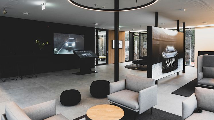 Audi charging hub lounge