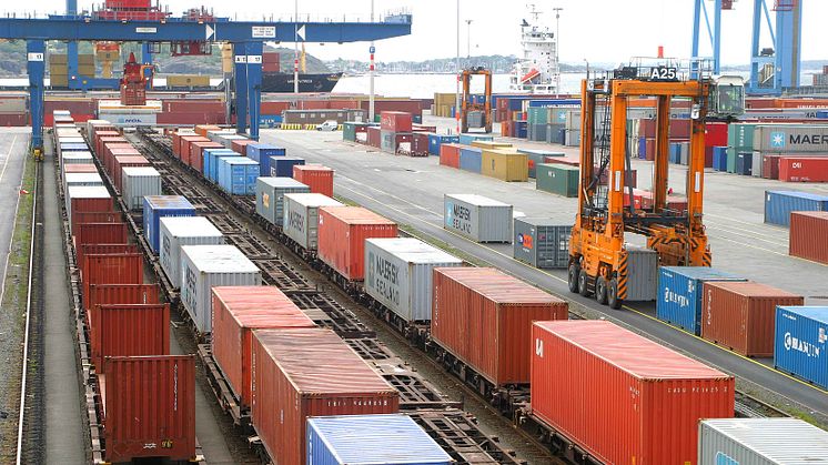 Clear environmental gains from Port of Göteborg rail investment