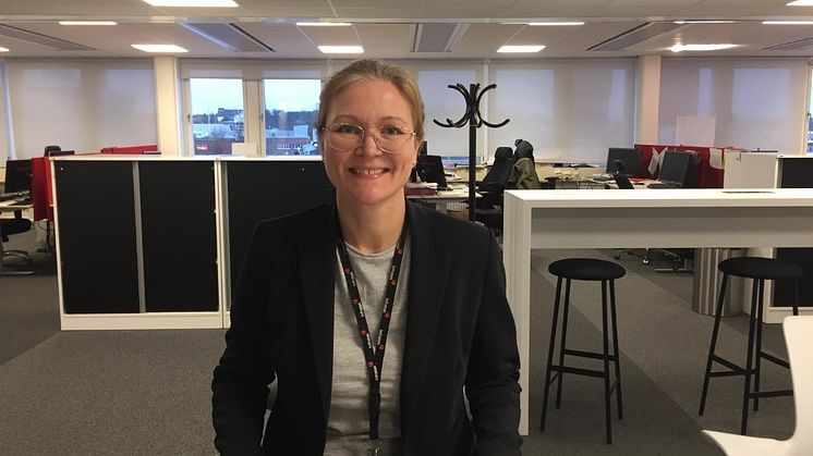 Linda Pettersson, HR-chef på en del av Omexom Sverige