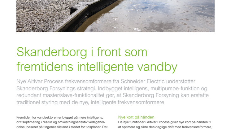 Skanderborg i front som fremtidens intelligente vandby