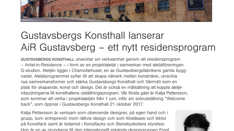 Gustavsbergs Konsthall lanserar AiR Gustavsberg – ett nytt residensprogram