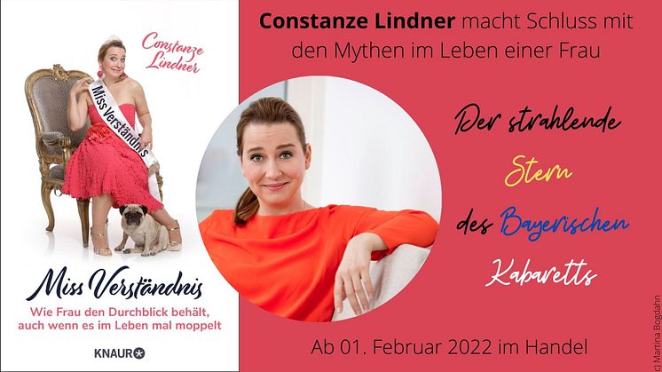 Veranstaltungsangebot: "Miss Verständnis. Wie Frau den Durchblick behält, auch wenn es im Leben mal moppelt" von Constanze Lindner