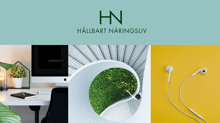 Anmäl dig till Hållbart Näringsliv - interaktiva webbinarium med syfte att utveckla affärsmodeller mot en mer hållbar, cirkulär och affär