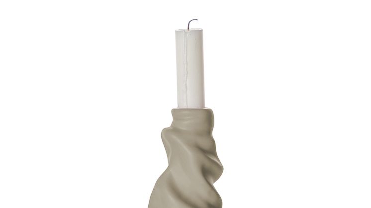 CANDLE HOLDER SOFT ICE CREAM M beige - ByOn SS21