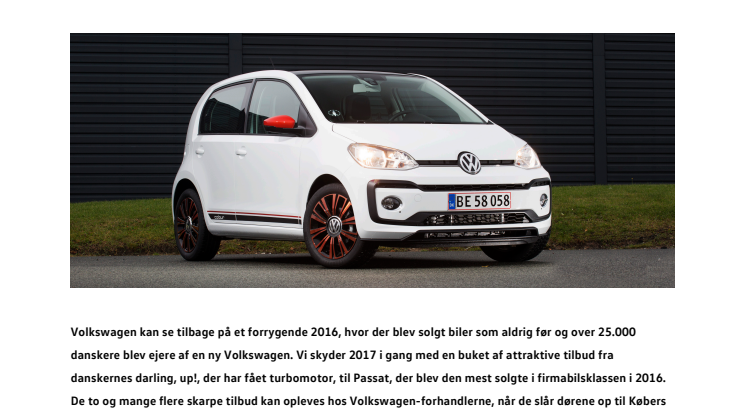 Volkswagen skyder 2017 i gang med Købers Marked