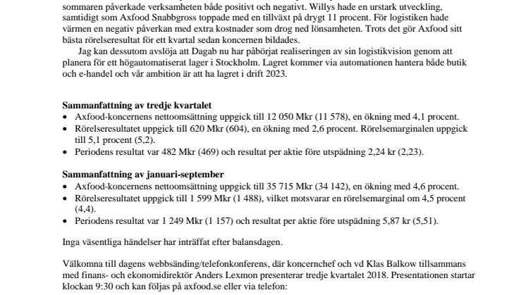 Stark tillväxt och investeringar för framtiden