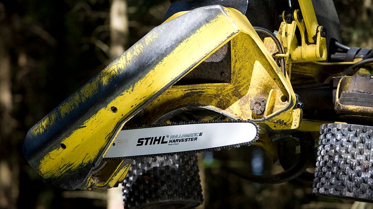 STIHL utvecklar och tillverkar sedan mer än 40 år tillbaka sina egna kedjor både för motorsåg men också för harvesterändamål.