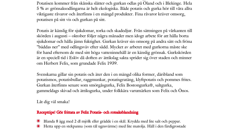 Såddtid för Procordia – 20 miljoner potatisar i den sydsvenska myllan