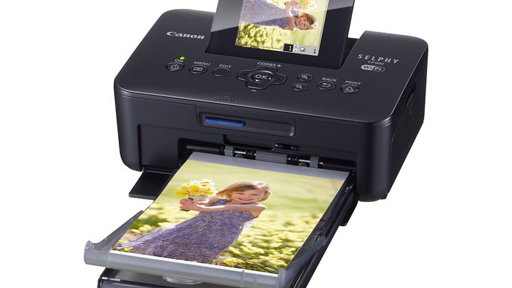 SELPHY CP900 FSL LCD OPEN w PRINT SAMPLE
