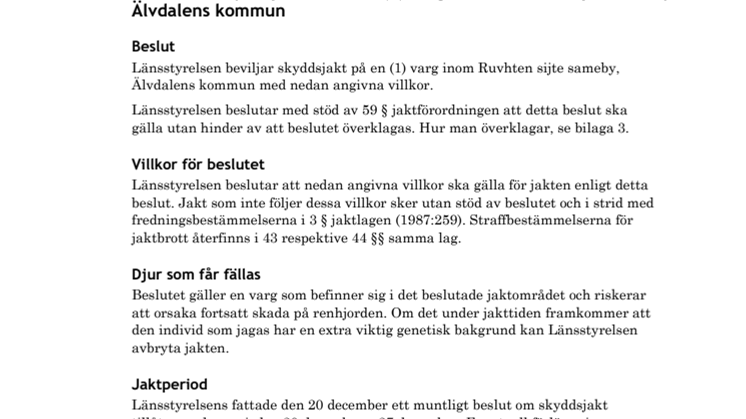 Beslut om skyddsjakt på varg(16202103).pdf