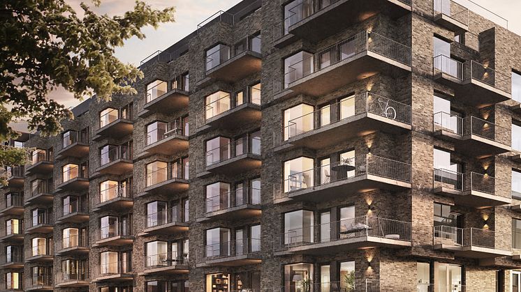 Aros Bostad tecknar avtal med RO-Gruppen avseende nyproduktion av 118 lägenheter på Gärdet i Stockholm